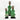 Green Cowrie-hat African Namji dolls in three sizes — handmade Cameroon figurines