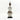 White Beaded-hat African Namji doll 18.5 in — handmade Cameroon beaded figurine