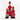 Red Beaded-hat African Namji dolls in three sizes — handmade Cameroon figurines