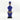 Cobalt Blue Beaded-hat African Namji doll 18.5 in — handmade Cameroon beaded figurine