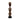 Gold Cowrie-hat African Namji doll 17 in — handmade Cameroon beaded figurine