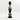 Black Beaded-hat African Namji doll 17 in — handmade Cameroon beaded figurine