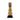 Yellow Cowrie-hat African Namji doll 13 in rounded — handmade Cameroon beaded figurine