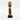 Gold Cowrie-hat African Namji doll 9.5 in — handmade Cameroon beaded figurine