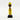 Yellow Beaded-hat African Namji doll 9.5 in — handmade Cameroon beaded figurine