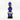 Cobalt Blue Beaded-hat African Namji doll 11 in — handmade Cameroon beaded figurine