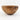 large Vintage Nigerian Nupe wood bowl, studio view 1