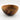 medium Vintage Nigerian Nupe wood bowl, studio view 2