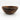 medium Vintage Nigerian Nupe wood bowl, studio view 7