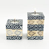 Cube Swazi Candle - Kuba Cloth by Outpost Original