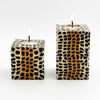 Cube Swazi Candle - Cheetah by Outpost Original