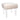 Shearling Sheepskin Lucite Bench in White