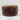 Round Brown Shearling Sheepskin Ottoman - 24"