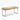 Honey shearling sheepskin bench on a satin nickel cube base, three quarter view