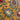 Suzani Pillow - Marigold Paisley, close view of the hand embroidery