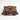 Suzani Pillow - Black Paisley Medallion, seen edge on, showing the depth of the feather down insert