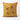Suzani Pillow - Gold Tulip, hand embroidered suzani face, front view