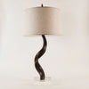 Acrylic Kudu Horn Table Lamp by Outpost Original