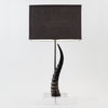 Acrylic Blesbok Horn Table Lamp by Outpost Original