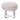 Tibetan Lamb Sheepskin Flatbar Stool in Light Gray