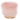 Okatana Ottoman in Pink Ombre Tibetan Lamb Sheepskin