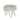 Tibetan Lamb Sheepskin Wave Stool in Light Gray