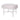 White Tibetan Lamb Sheepskin Bench in Chrome Metal