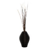 Hand-Lathed Ebony Wood Vessel -  Lavusa Vass Collection Ebony Vessel From Mozambique by Outpost Original