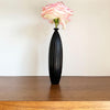 Hand-Lathed Ebony Wood Vessel -  Flower Vase Collection Ebony Vessel From Mozambique by Outpost Original