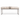 Gray White Speckle Cowhide Bench in Chrome, product view 1