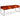 African Springbok Metal Bench in Burnt Orange, product view 2