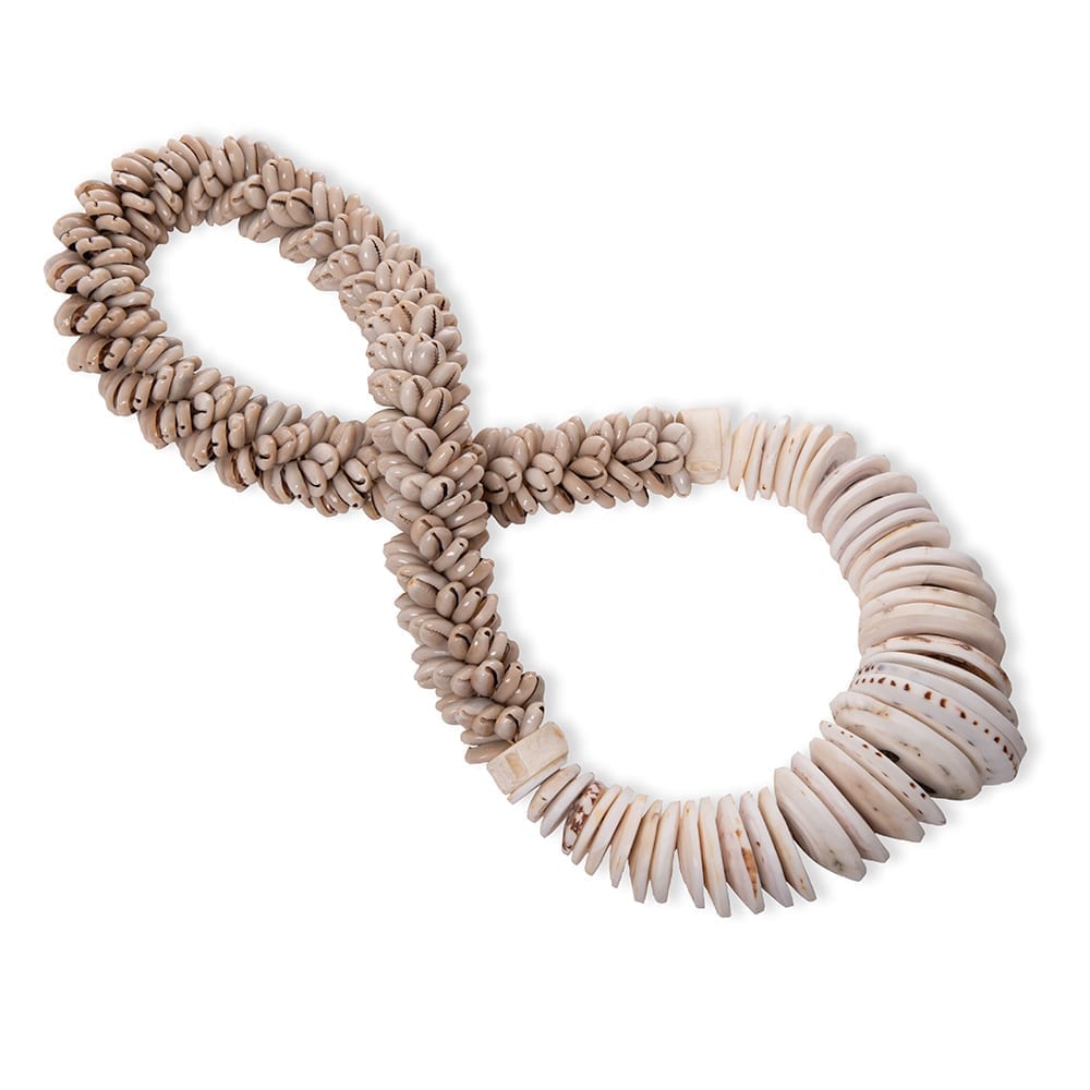 Saucer White Bone Beads